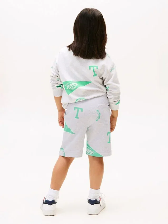 Kids’ Allover Mixed Logo Sweatshort Kids’ Allover Mixed Logo Sweatshort