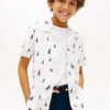 Kids’ Allover Sailing Stretch Shirt