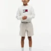 Kids’ Belted Baggy Stretch Chino Short