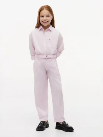 Kids’ Belted Barrel Pant
