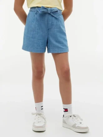 Kids’ Belted Stretch Pull-On Short