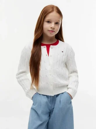 Kids’ Cable Knit Cardigan