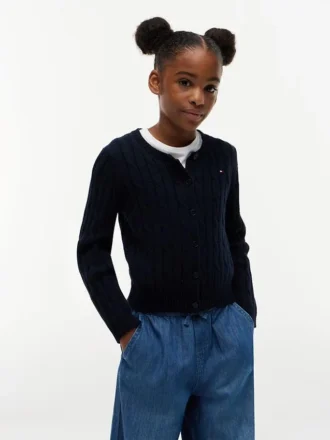 Kids’ Cable Knit Cardigan