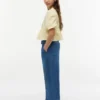 Kids’ Chambray Wide Leg Pull-On Pant
