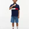 Kids’ Colorblock Flag Stretch Polo Kids’ Colorblock Flag Stretch Polo