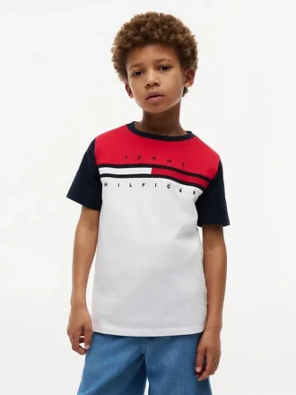 Kids’ Colorblock Flag Stripe T-Shirt