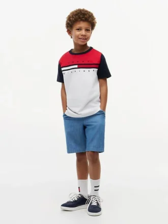 Kids’ Colorblock Flag Stripe T-Shirt