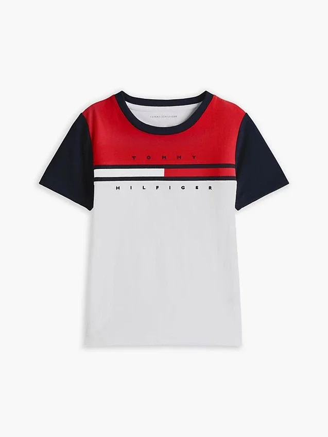Kids’ Colorblock Flag Stripe T-Shirt Kids’ Colorblock Flag Stripe T-Shirt
