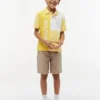 Kids’ Colorblock Logo Stretch Polo Kids’ Colorblock Logo Stretch Polo