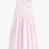 Kids’ Embroidered Eyelet Combo Dress