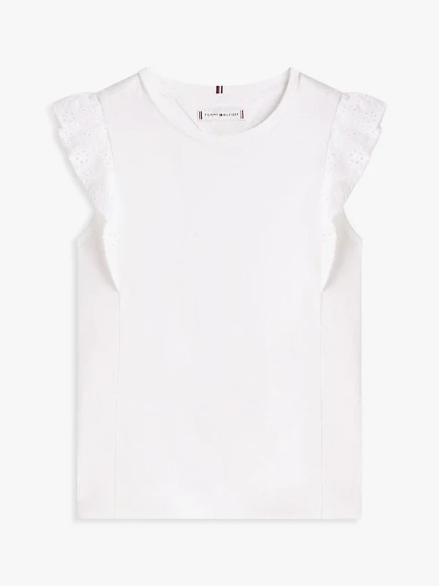 Kids’ Embroidered Eyelet Flutter T-Shirt Kids’ Embroidered Eyelet Flutter T-Shirt