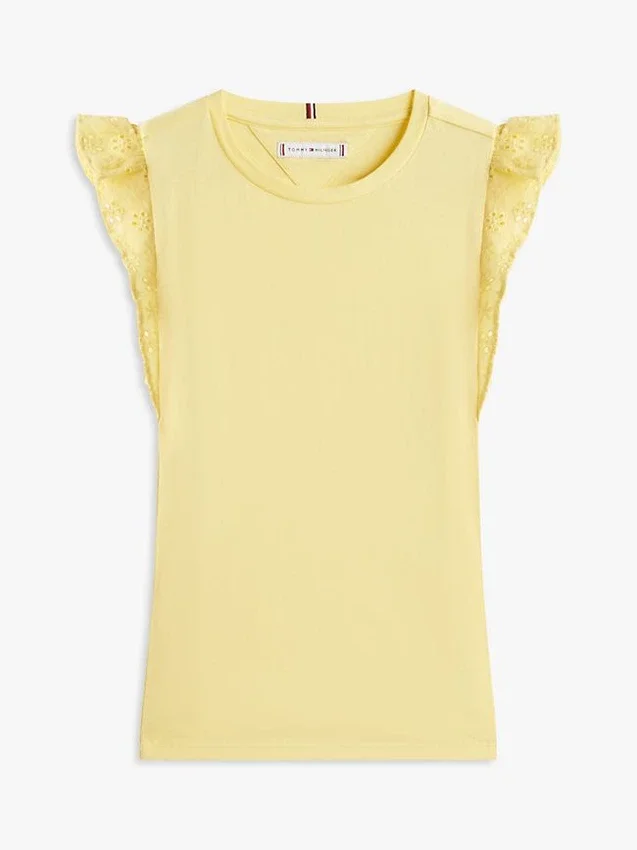 Kids’ Embroidered Eyelet Flutter T-Shirt Kids’ Embroidered Eyelet Flutter T-Shirt