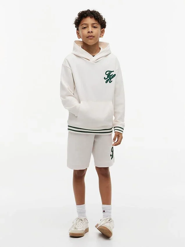 Kids’ Embroidered Monogram Hoodie Kids’ Embroidered Monogram Hoodie