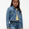 Kids’ Embroidered Star Denim Jacket