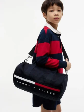 Kids’ Flag Stripe Logo Duffle Bag