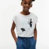Kids’ Flip Sequin Floral Logo T-Shirt
