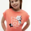 Kids’ Flip Sequin Floral Logo T-Shirt