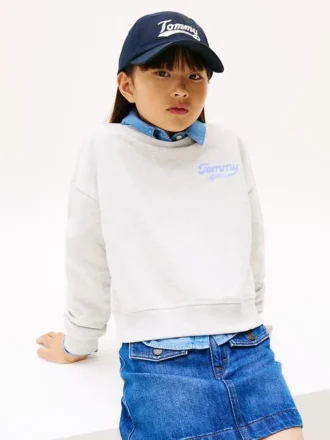 Kids’ Flocked Logo Sweatshirt