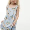 Kids’ Floral Print Ruffle Dress