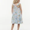 Kids’ Floral Print Ruffle Dress
