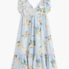 Kids’ Floral Print Ruffle Dress