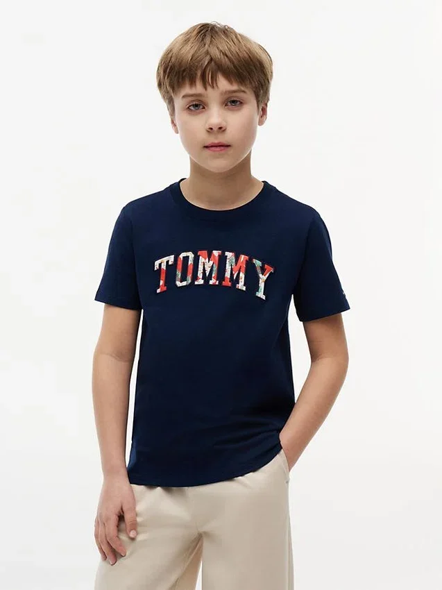 Kids’ Floral Tommy Logo T-Shirt Kids’ Floral Tommy Logo T-Shirt