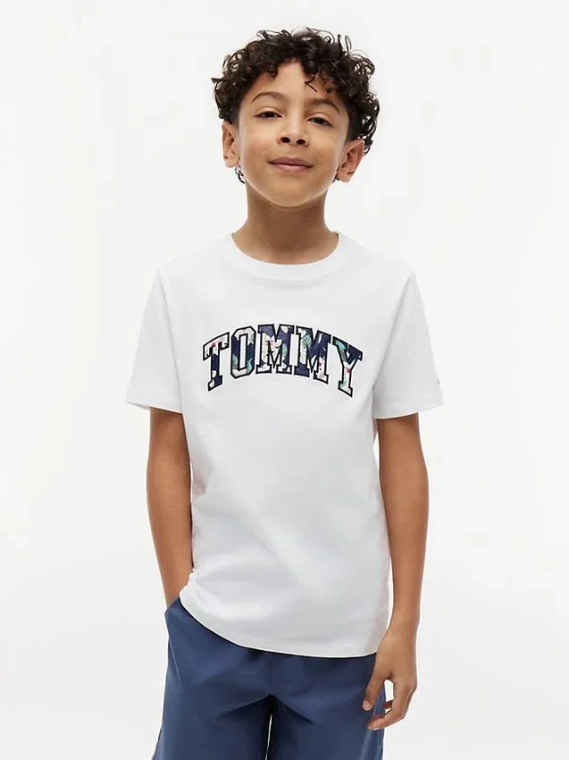 Kids’ Floral Tommy Logo T-Shirt Kids’ Floral Tommy Logo T-Shirt