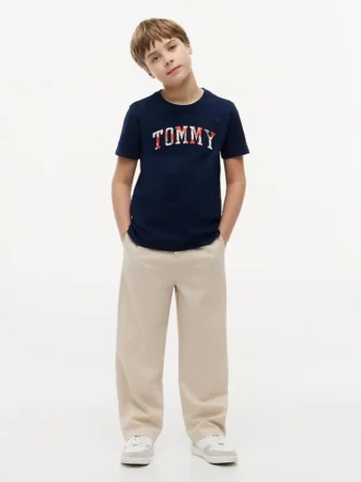 Kids’ Floral Tommy Logo T-Shirt