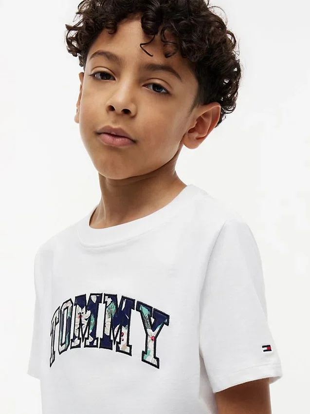 Kids’ Floral Tommy Logo T-Shirt Kids’ Floral Tommy Logo T-Shirt
