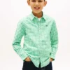 Kids’ Gingham Stretch Oxford Shirt Kids’ Gingham Stretch Oxford Shirt