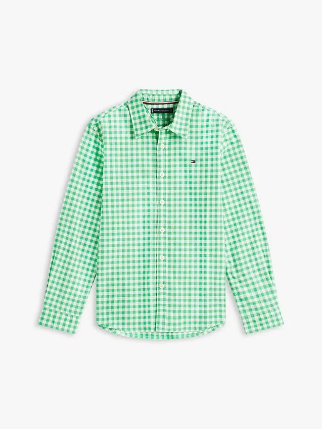 Kids’ Gingham Stretch Oxford Shirt Kids’ Gingham Stretch Oxford Shirt