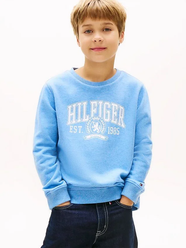 Kids’ Hilfiger 85 Logo Sweatshirt Kids’ Hilfiger 85 Logo Sweatshirt
