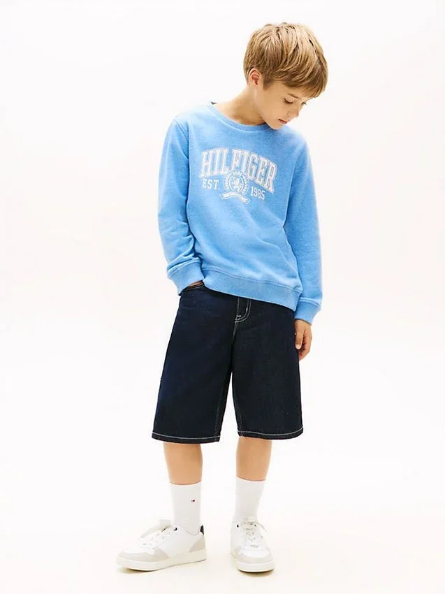Kids’ Hilfiger 85 Logo Sweatshirt Kids’ Hilfiger 85 Logo Sweatshirt