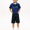 Kids’ Hilfiger Logo Stretch Polo Kids’ Hilfiger Logo Stretch Polo