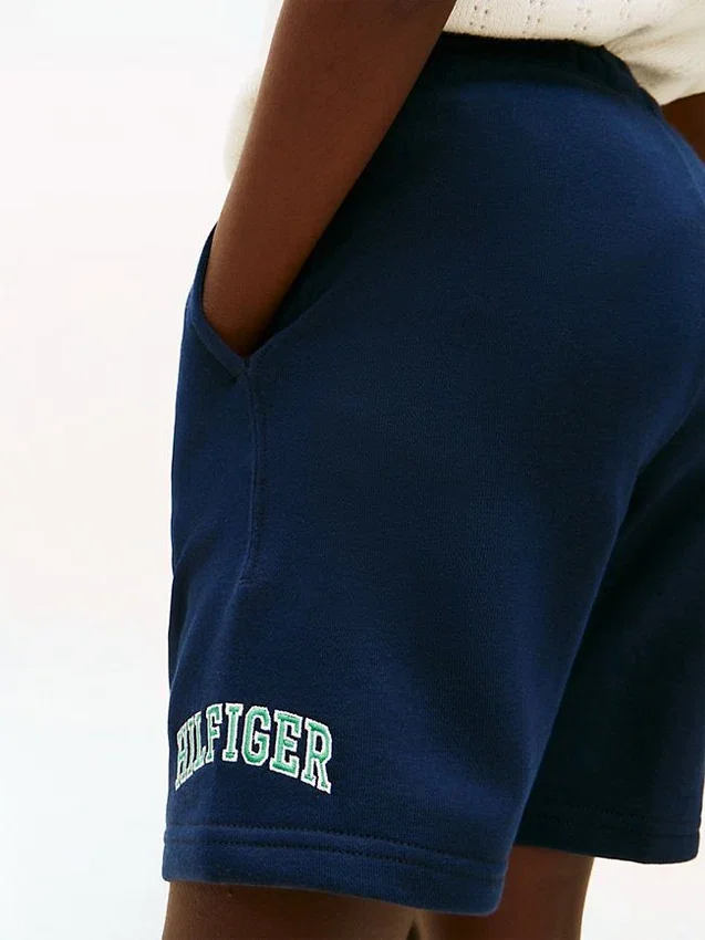 Kids’ Hilfiger Logo Wide Leg Sweatshort Kids’ Hilfiger Logo Wide Leg Sweatshort