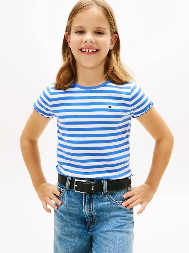 Kids’ Lettuce-Trim Ribbed Top Kids’ Lettuce-Trim Ribbed Top