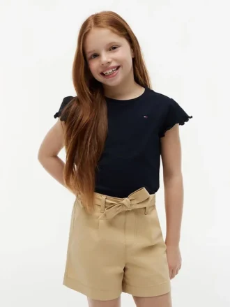 Kids’ Lettuce-Trim Sleeve T-Shirt