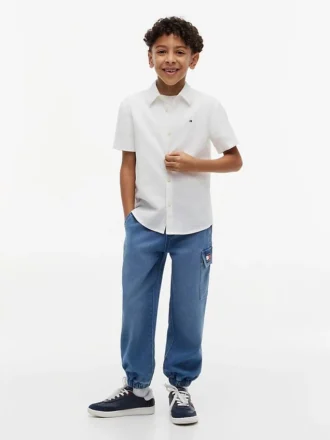 Kids’ Linen-Cotton Blend Shirt