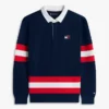 Kids’ Logo Graphic Stripe Rugby Polo