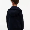 Kids’ Mixed Media Hooded Quilted Jacket