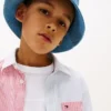 Kids’ Mixed Stripe Stretch Oxford Shirt