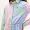 Kids’ Mixed Stripe Stretch Shirtdress Kids’ Mixed Stripe Stretch Shirtdress