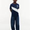 Kids’ Monogram Banner Stripe T-Shirt