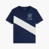 Kids’ Monogram Banner Stripe T-Shirt