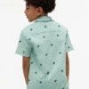 Kids’ Monogram Logo Striped Camp Shirt