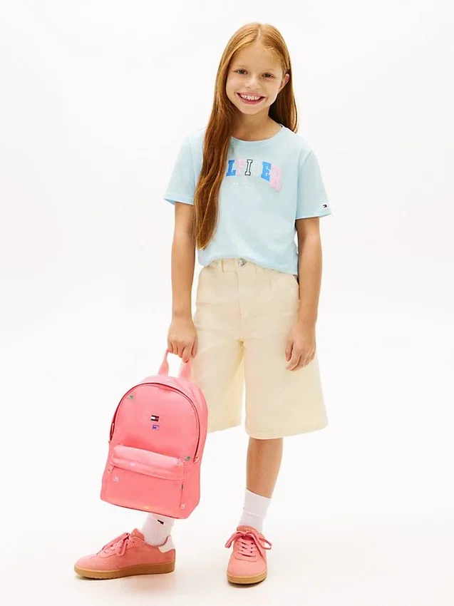 Kids’ Multicolor Hilfiger Logo T-Shirt Kids’ Multicolor Hilfiger Logo T-Shirt