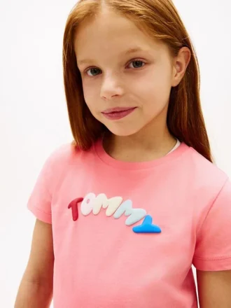 Kids’ Multicolor Puff Logo T-Shirt