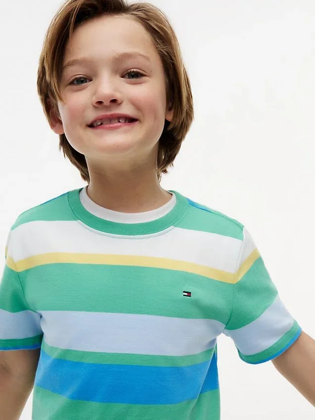 Kids’ Multicolor Stripe T-Shirt Kids’ Multicolor Stripe T-Shirt