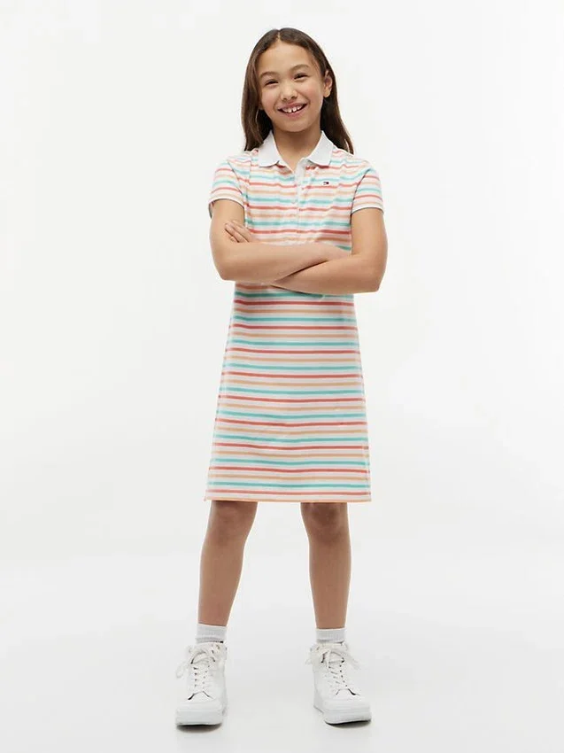 Kids’ Multistripe Polo Dress Kids’ Multistripe Polo Dress
