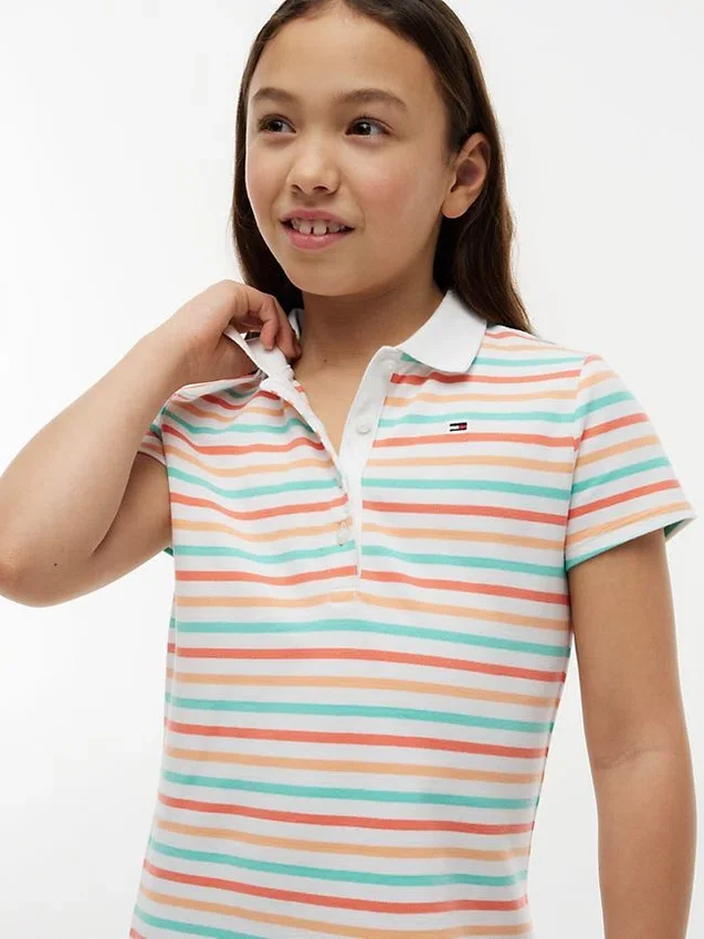 Kids’ Multistripe Polo Dress Kids’ Multistripe Polo Dress